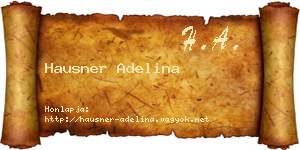 Hausner Adelina névjegykártya